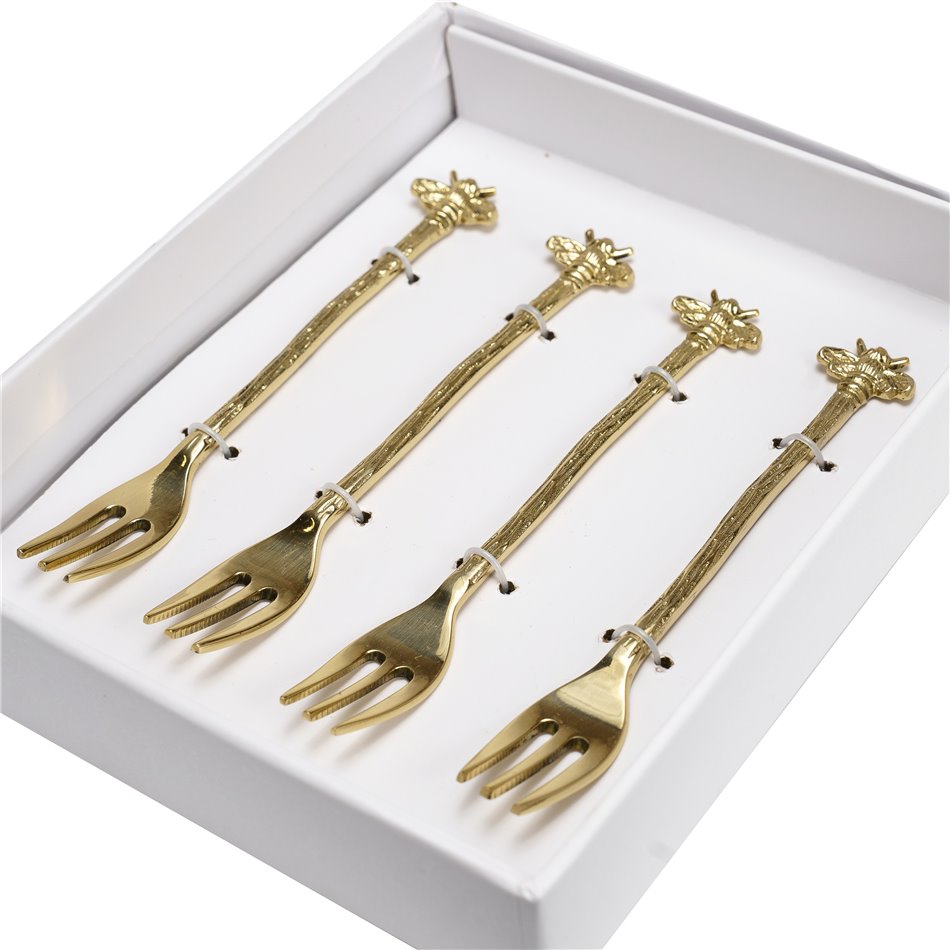 Kūku dakšiņas 4gab Bee, 14x1.9x0.63cm