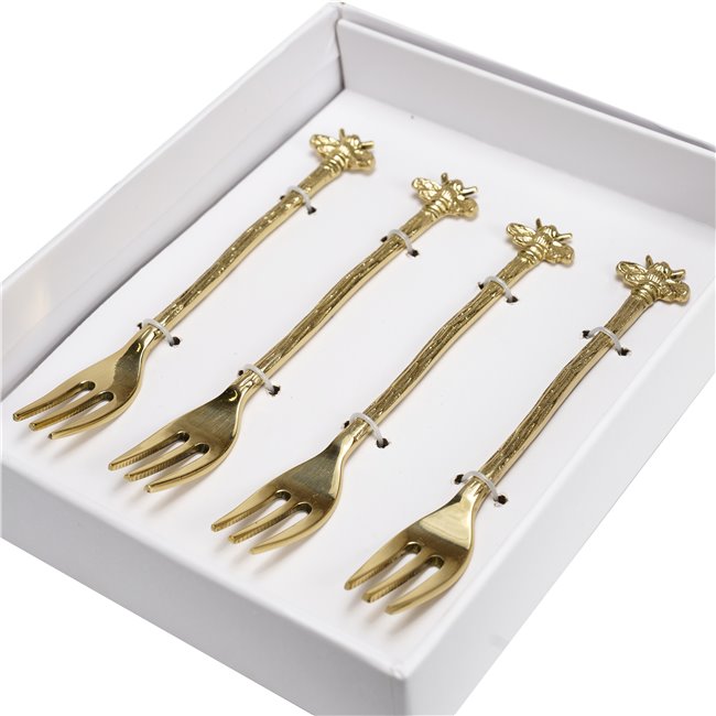 Kūku dakšiņas 4gab Bee, 14x1.9x0.63cm