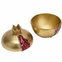 Декоративная посуда Pomegranate, алюминий, золотого цвета, H13.3 D12.7cm