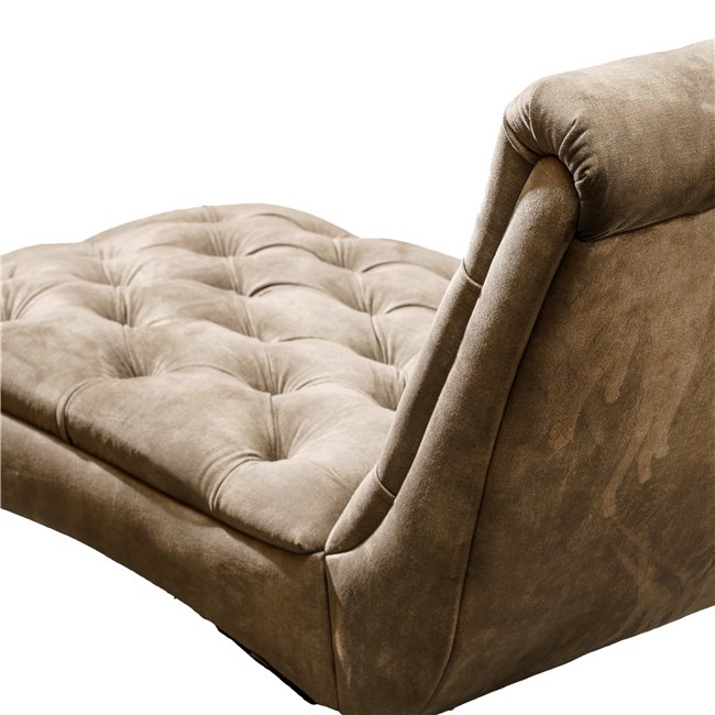Chaise lounge Arian, taupe,  86x160x65cm