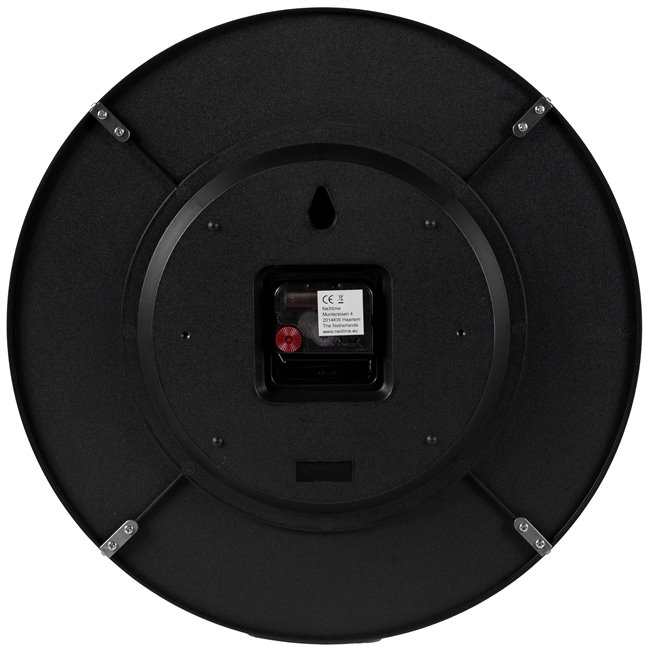 Настенные часы Edge Wood Dome, светло-коричневые, D35cm