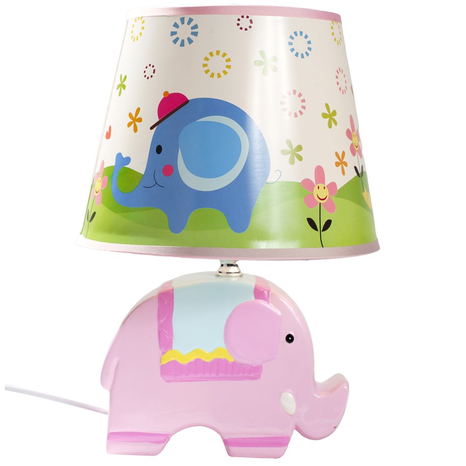 Table light Elephant, pink, 30x20x20cm E14 1x40W(MAX)