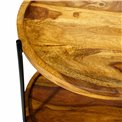 Coffee table Sharlize, sheesham wood, D55  H58cm
