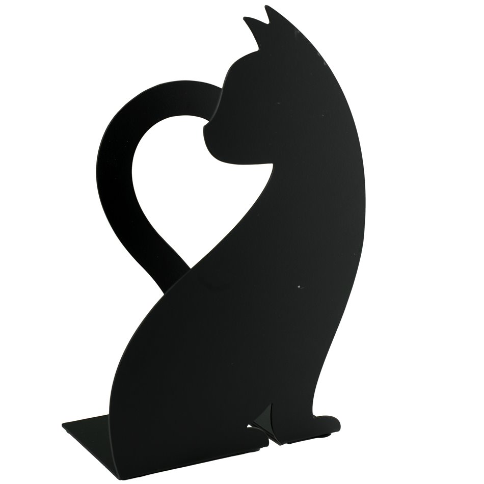 Napkin holder Feline, black, metal, 