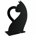 Держатель салфеток Feline, черный, металл, H20x12.3x6cm