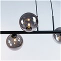 Ceiling lamp Rade II, smoke, L110x35xH50cm, G9x6 