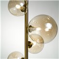 Ceiling lamp Rados cognac, brass, 28x120cm, G9 LED x7, MAX5W