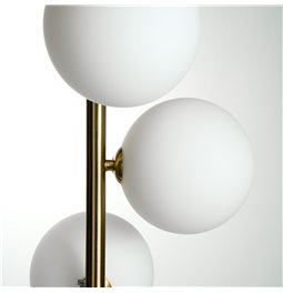 Торшер Rade, белый/латунь, D30xH170cm,G9 LEDx5, MAX 5W