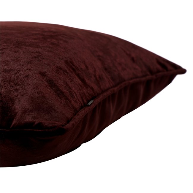 Decorative pillowcase Celebrity 20, plum, with trim, 60x60cm