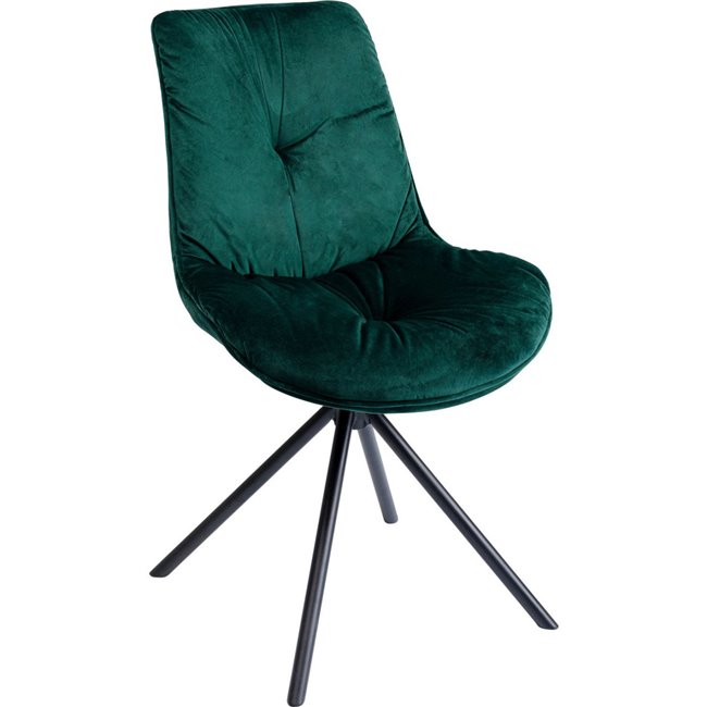 Krēsls Mila, zaļš, 88x51x65cm