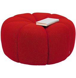 Strool Peppo Lounge, red,  H41  D80cm