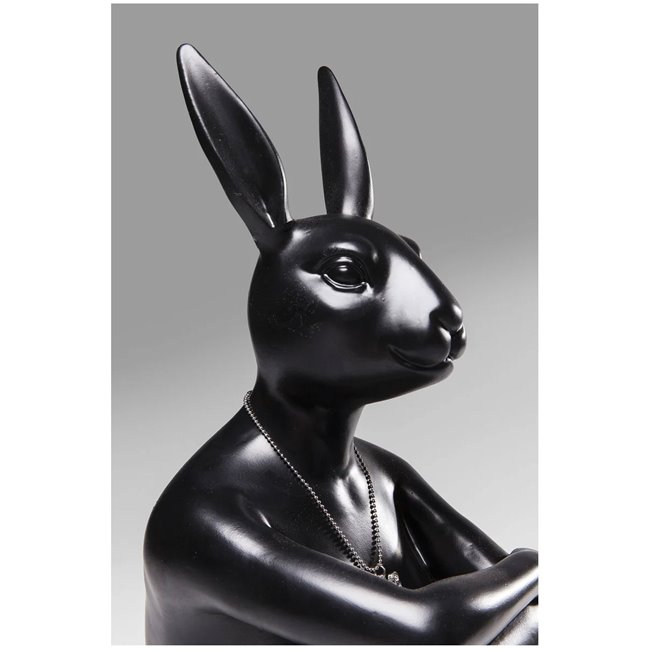 Декоративная фигурка Gangster Rabbit Black, 39x26x15cm 