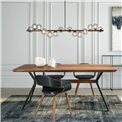 Pendant lamp Scala Balls, black, 138x155x28cm
