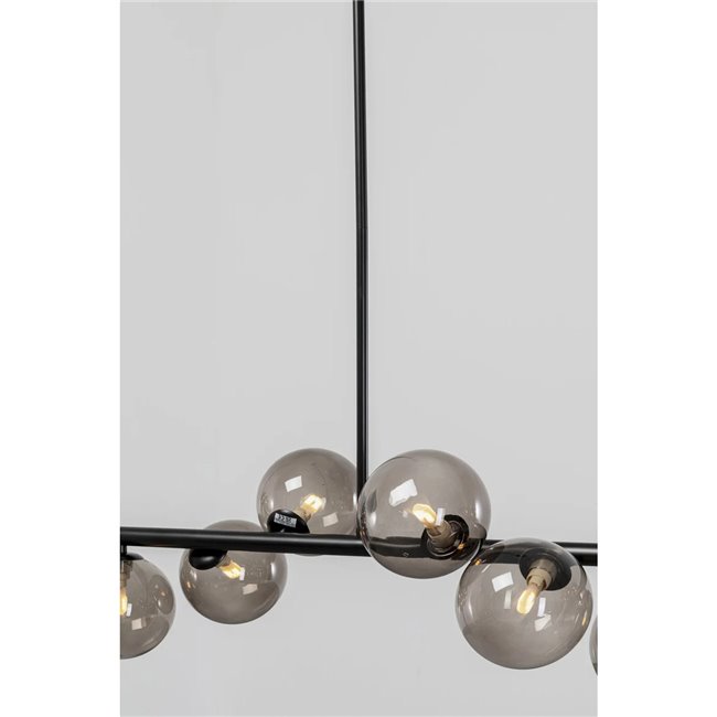 Pendant lamp Scala Balls, black, 138x155x28cm