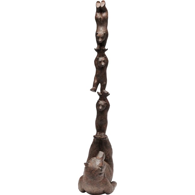 Deco object Artistic Bears Balance, H51x16x11cm