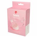 Tea infuser TEAth, pink/white, silicone