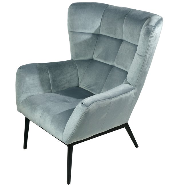 Armchair Olten, l.blue, H101x78x75cm