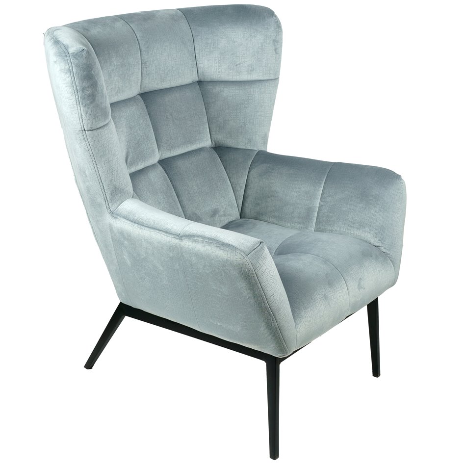 Armchair Olten, l.blue, H101x78x75cm