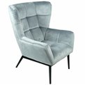 Armchair Olten, l.blue, H101x78x75cm