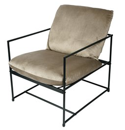 Armchair Oltenita, grey, H80x64x75