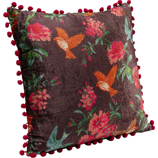 Cushion Birdie Flower, 40x40cm