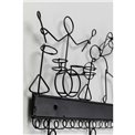 Wall wardrobe wire Music Band, 62x34cm
