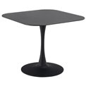 Pusdienu galds Amalta, melns Grantham, 75x90x90cm