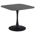 Dining table Amalta, black ceramic, 75x90x90cm
