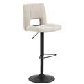 Bar stool Asylva, beige Basel 24,  H115cm