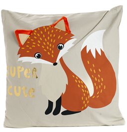 Cushion Fox, 40x40cm