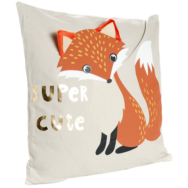 Cushion Fox, 40x40cm