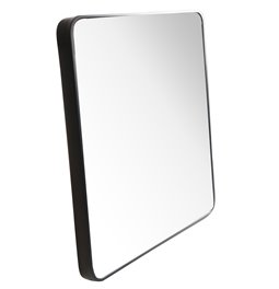 Mirror Idenate, black, 50x50cm