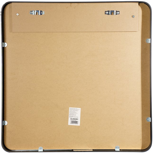 Mirror Idenate, black, 50x50cm