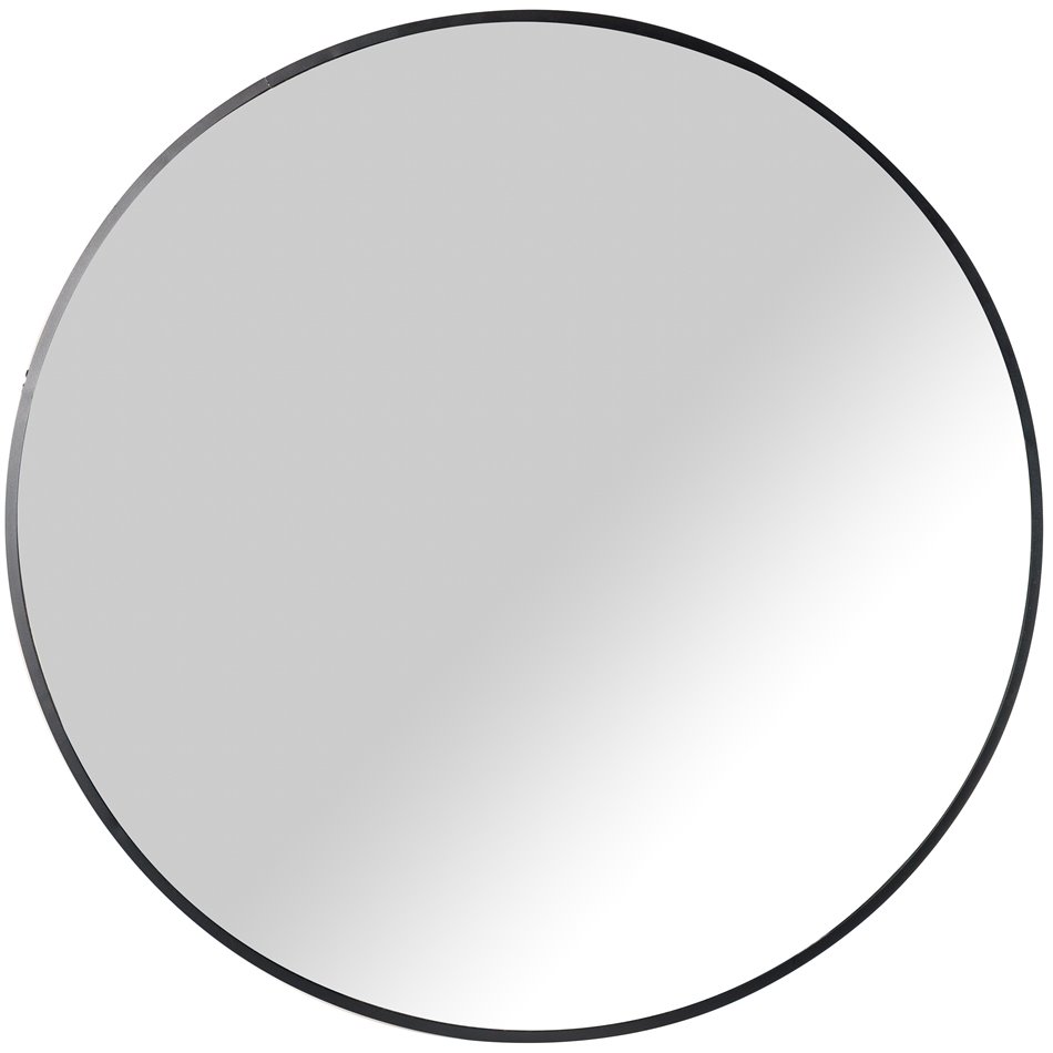 Mirror Iskaro, black, D70cm