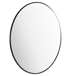Mirror Iskaro, black, D70cm