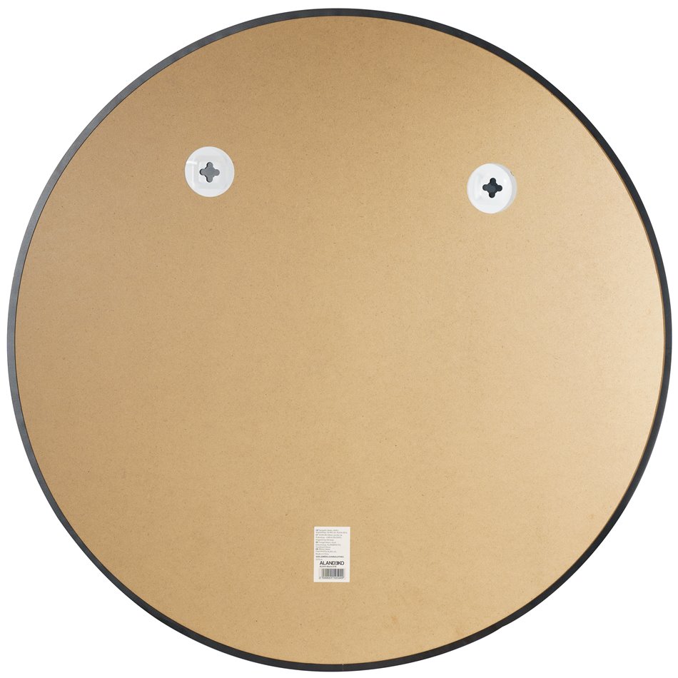 Mirror Iskaro, black, D70cm