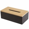 Коробка для салфеток Modern, черная, 25x13x9cm