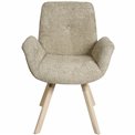 Chair Sanga 11, 180 degree retun funk., beige, 61x61xH84cm