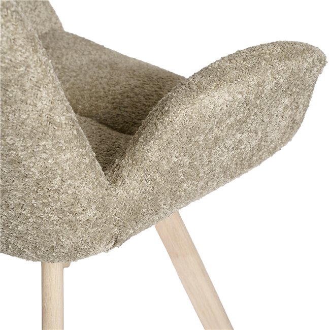 Chair Sanga 11, 180 degree retun funk., beige, 61x61xH84cm