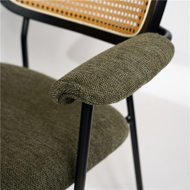 Krēsls Sarra, green, 67x63.5xH82cm