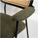 Krēsls Sarra, green, 67x63.5xH82cm