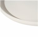 Pusdienu šķīvis Nora, balts, D27cm