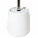 Toilet brush Rub, white, D12xH40cm