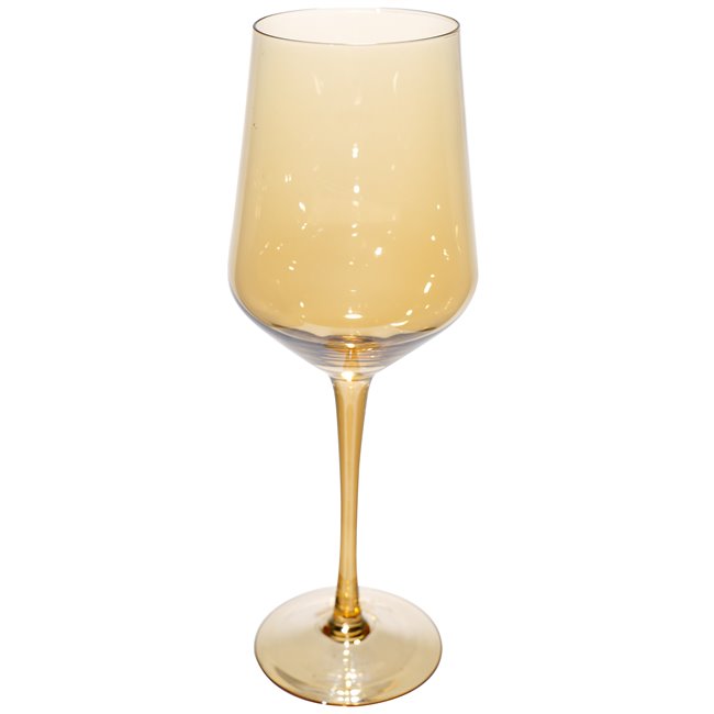 Wine glass Olga, amber, H24.5 D9cm