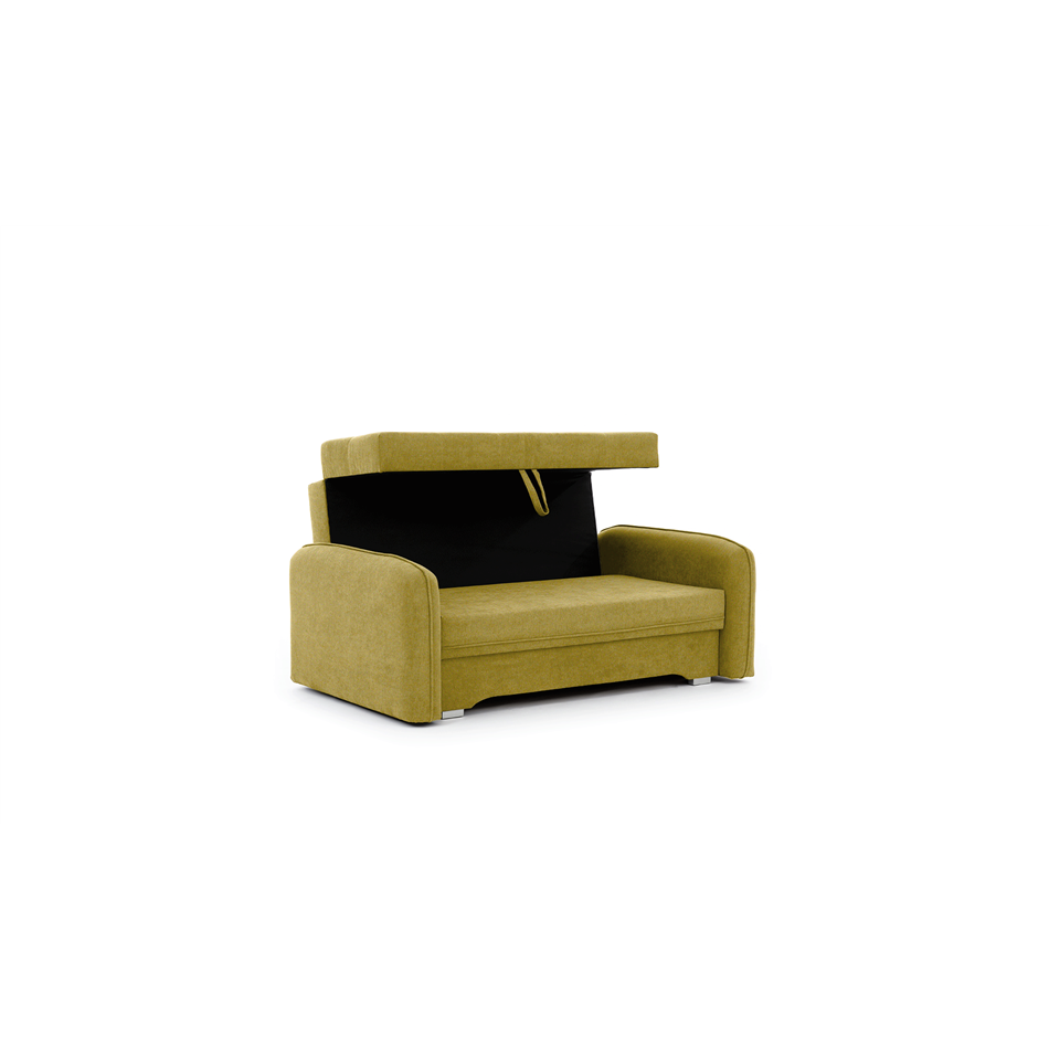 Sofa bed Elaine, Poco 50, yellow, H75x155x105cm