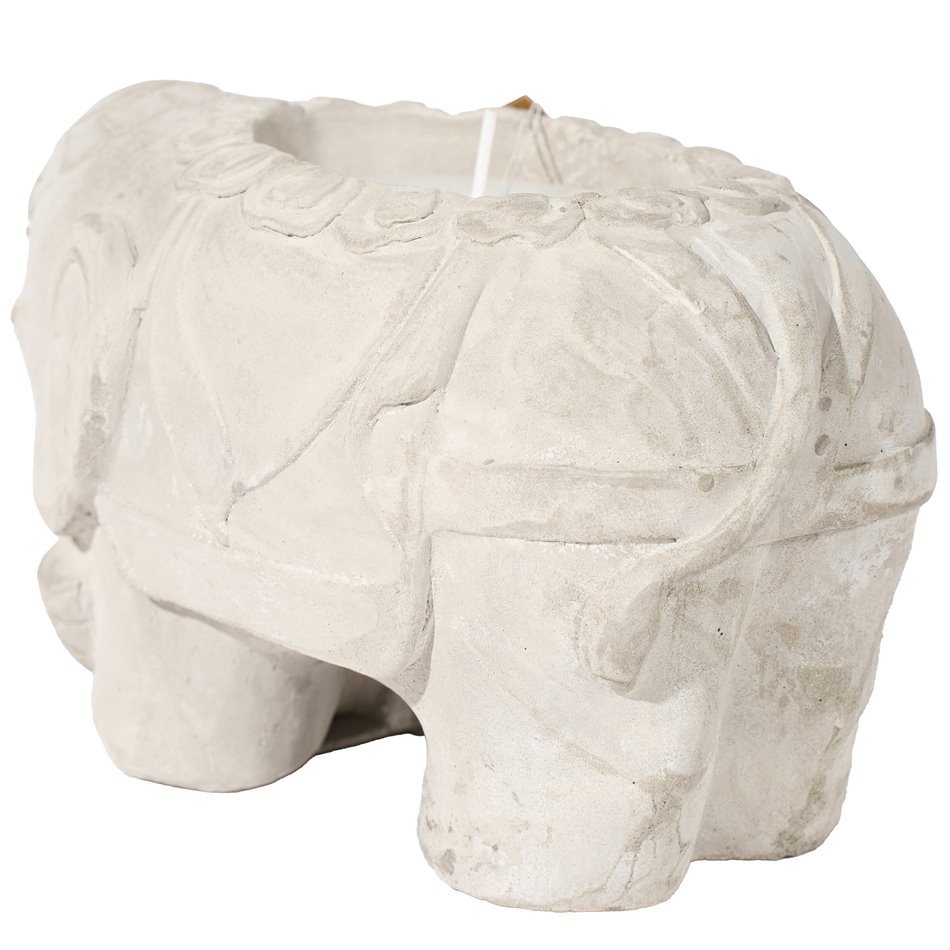 Подсвечник Elephant со свечой 135g, 16.5x10.5x11.2см