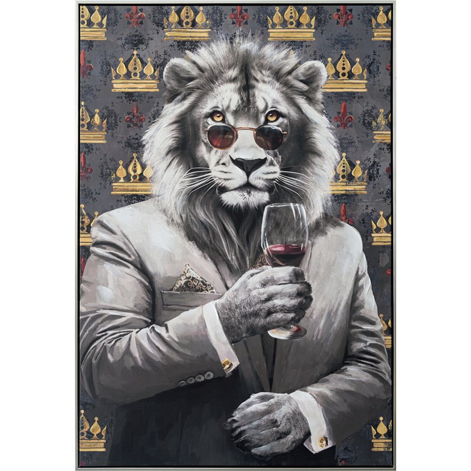Digital print Royal King, glass, 82,5x122,5 cm