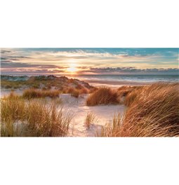 Digital print Sunset with dunes, 70x140cm