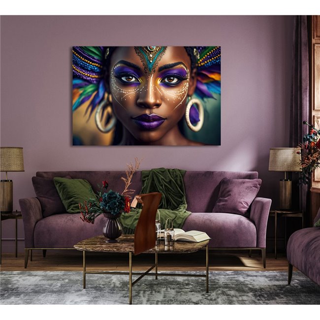 Digitalprint Samba Queen, 80x120cm