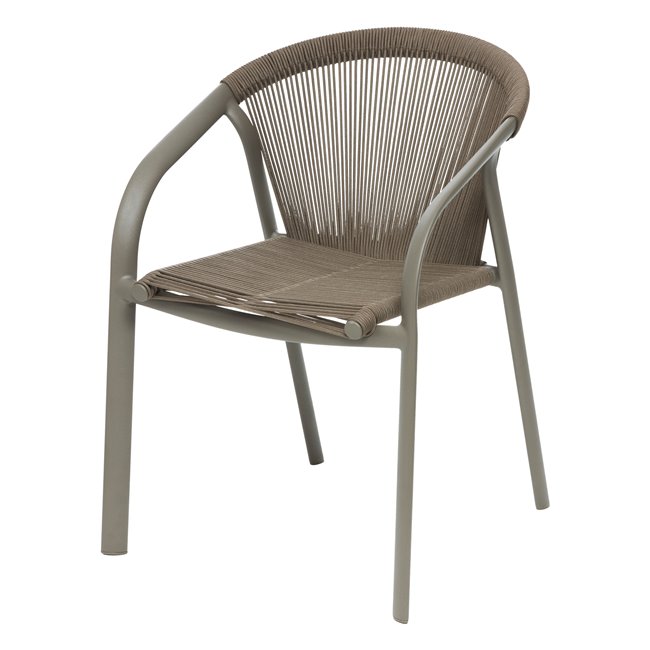Dārza krēsls Lariu, wenge, 80x61.5x56.6cm
